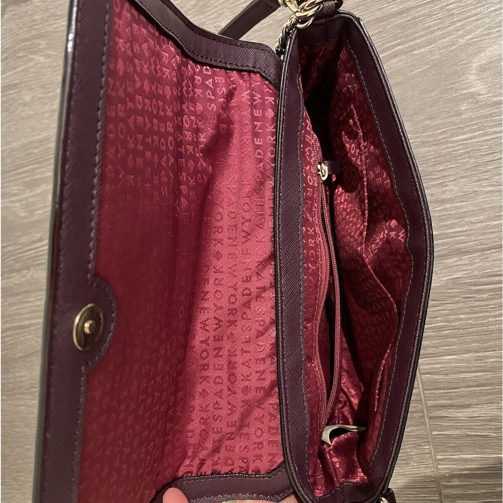 Kate Spade New York Mahogany Greer Laurel Way Leather Crossbody Bag - Picture 6 of 12